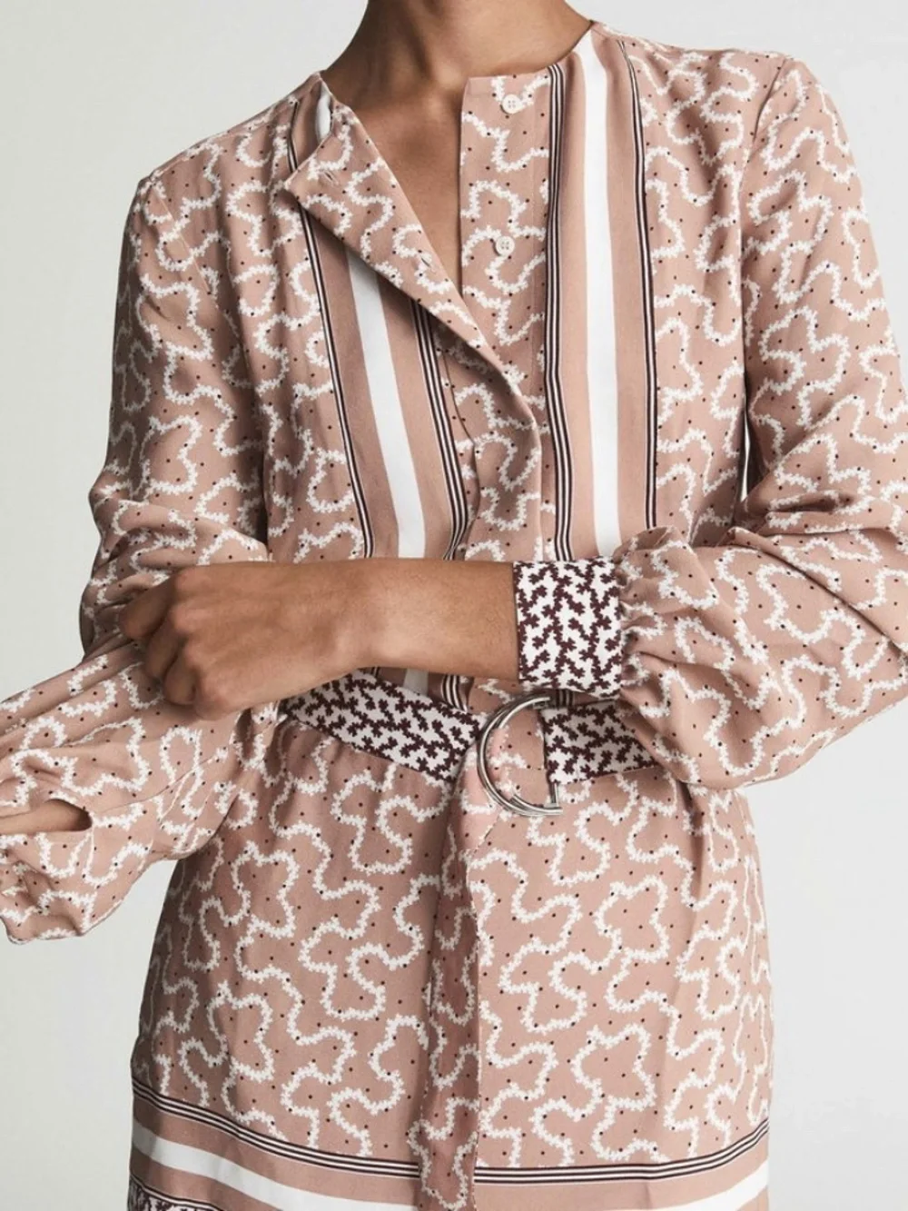 Georgie mixed print dress